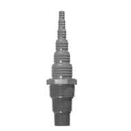 HT hose coupling universal straight 8-32mm